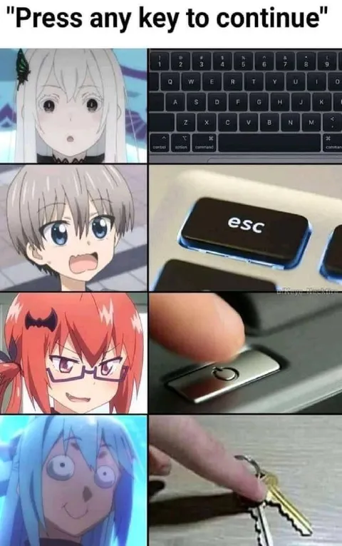 Press Any Key to Continue