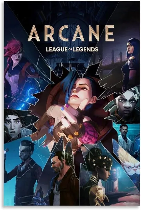 Arcane League of Legends Poster