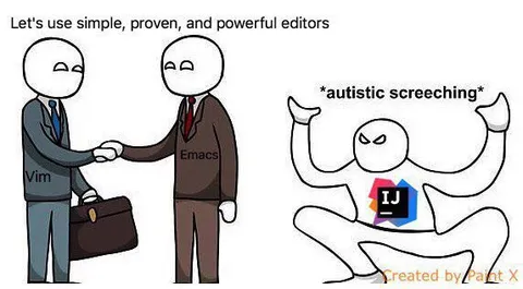 Vim and Emacs Editor War