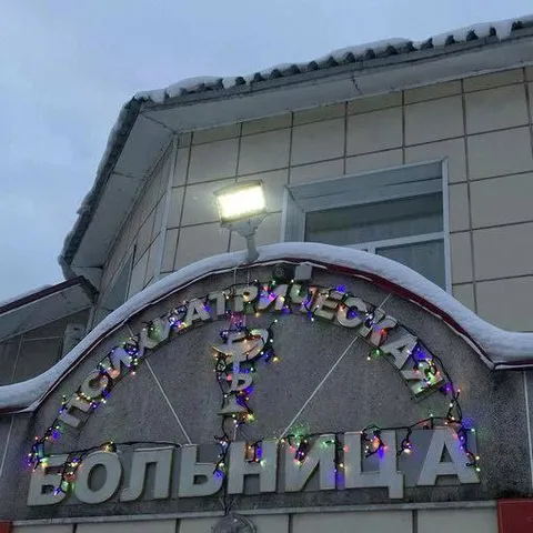 Психиатрическая больница зимой