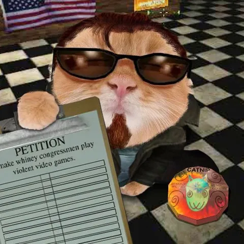 Cat Petition Against Violent Games