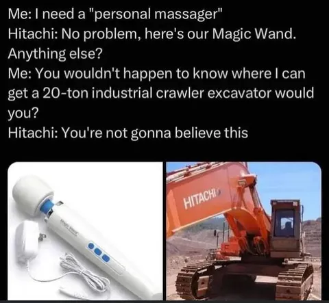 Hitachi Magic Wand Excavator