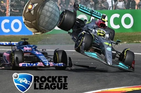 Rocket League Formula One Crash