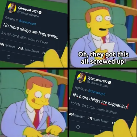 Cyberpunk 2077 No More Delays