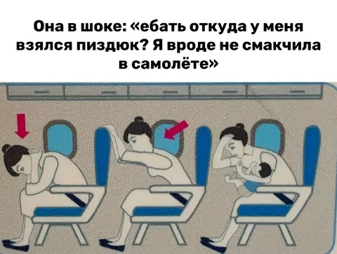 Пиздюк в самолёте