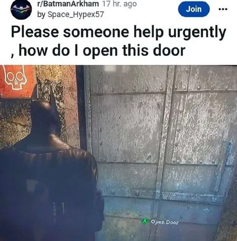 Batman Cannot Open the Door