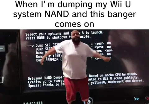 Wii U NAND Dump Dance Break