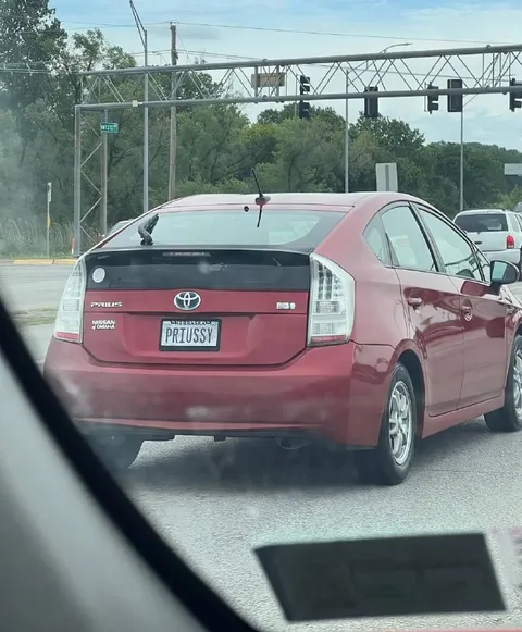 Priussy License Plate