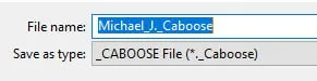 Michael J. Caboose File Type