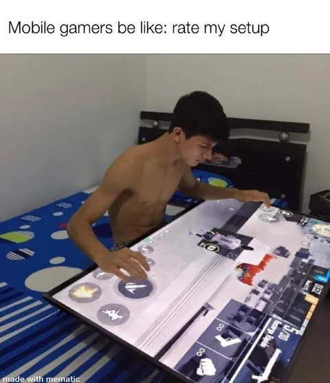 Mobile Gamer Setup Rating