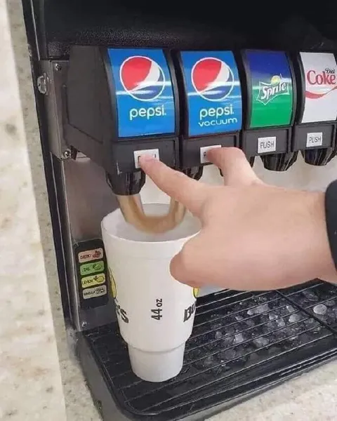 Pepsi Vacuum Dispenser