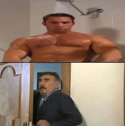 Неожиданно увидел качка