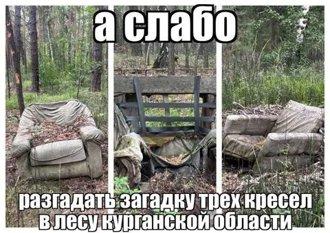 Загадка трех кресел в лесу