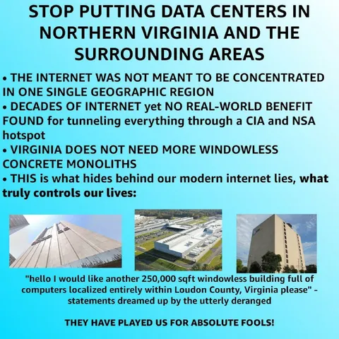Northern Virginia Data Center Conspiracy