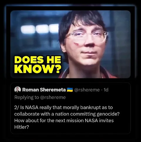 Does He Know NASA Invites Hitler