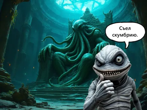 Съел скумбрию у Ктулху