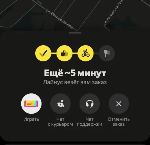 Лайнус везёт заказ