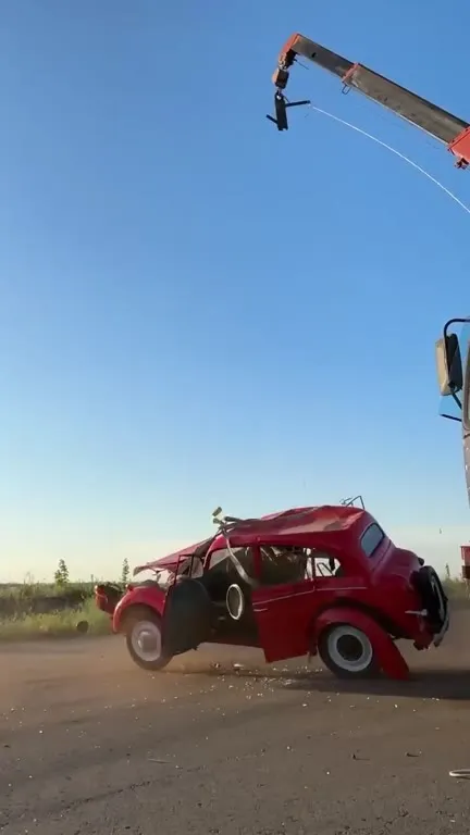 Автомобильные трюки пошли не так