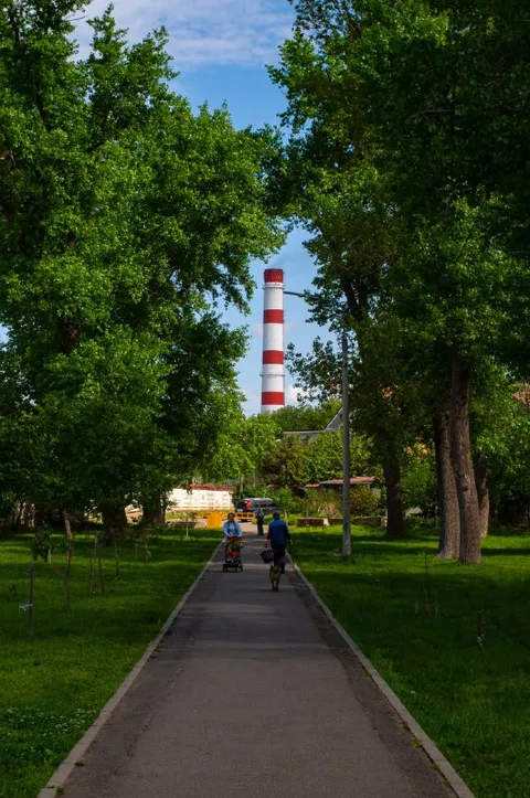 Трубная романтика в парке