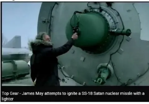 James May Lights a Nuclear Missile