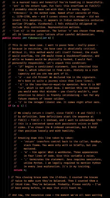 Overexplained Fibonacci Recursion