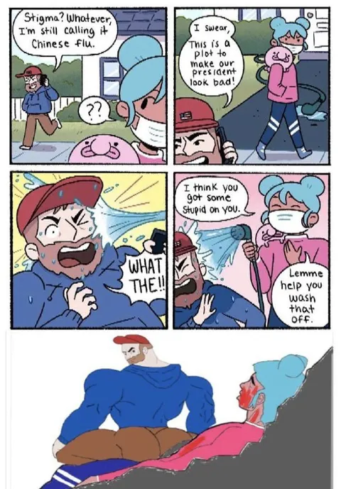 Chinese Flu Argument Comic