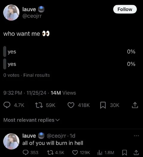 Who Wants Me Poll