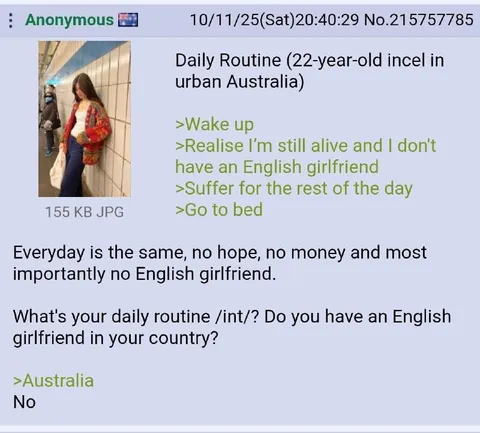 Daily Routine Without an English Girlfriend