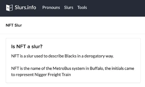 NFT Is a Slur