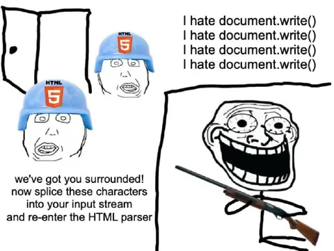 HTML5 Parser Trollface