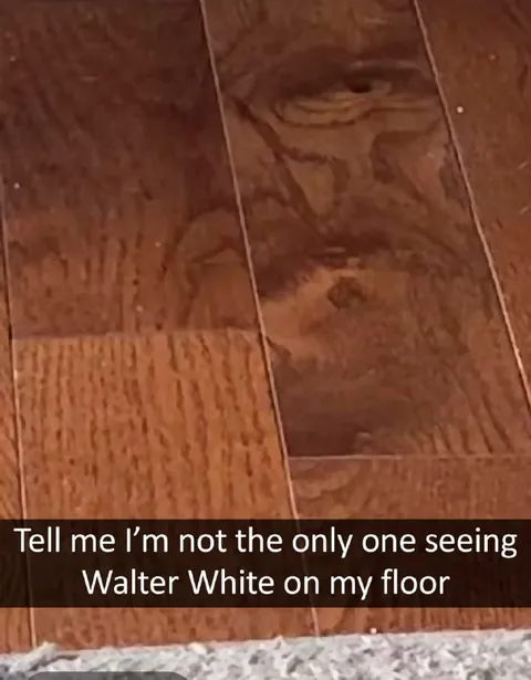 Walter White on the Floor