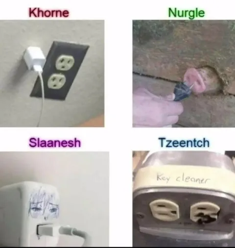 Chaos Gods Find Electrical Outlets