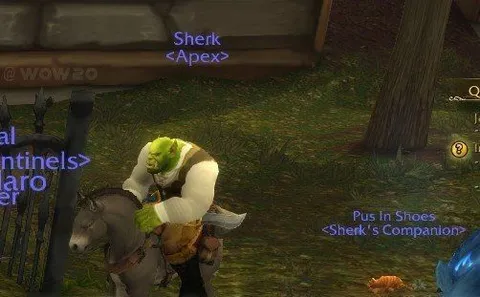 Shrek Rides Into Battle