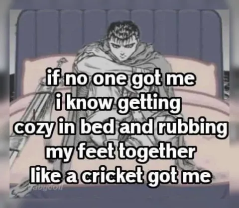 Guts Cozy in Bed