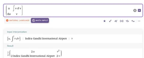 Math Input Becomes Airport