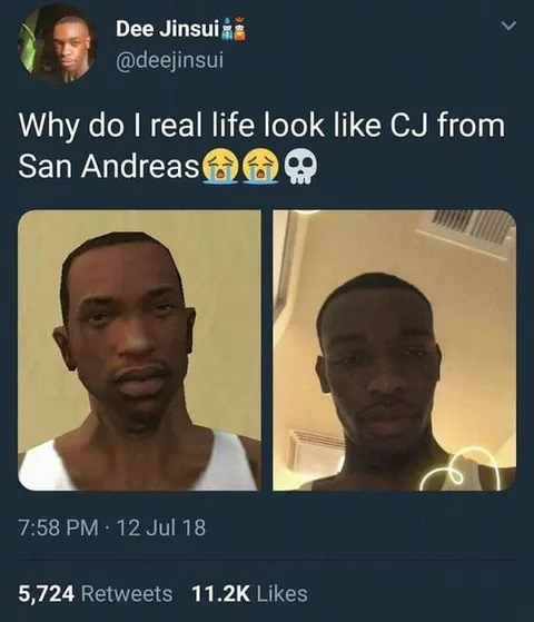 Real-Life CJ Lookalike