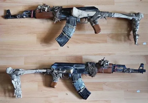 Самодельные автоматы из мусора