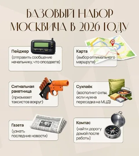 Базовый набор москвича в 2026 году