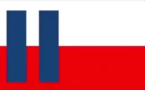 Чешский флаг под Jožin z bažin