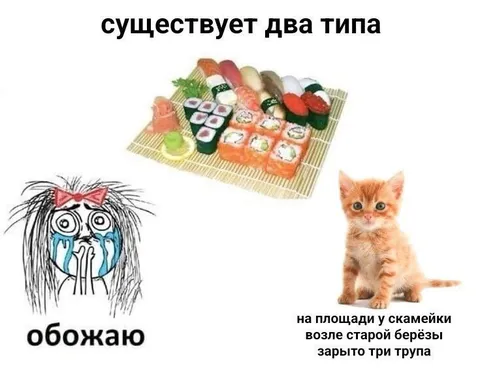 Два типа людей и суши