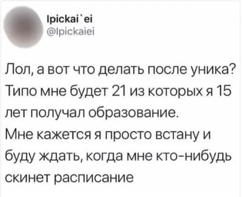 Что делать после универа