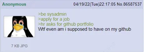 Sysadmin GitHub Portfolio