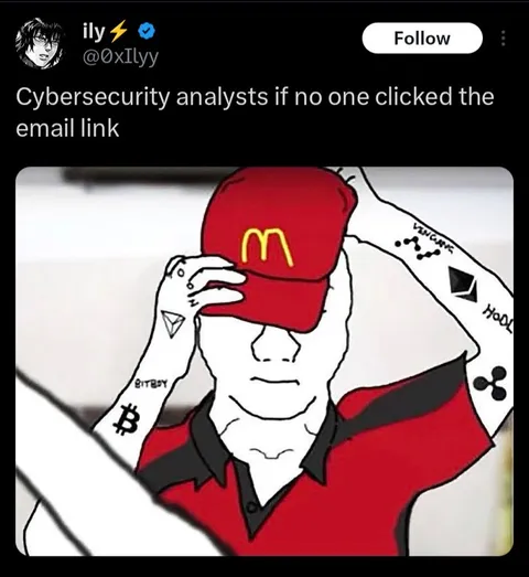 Cybersecurity Analysts After No Clicks