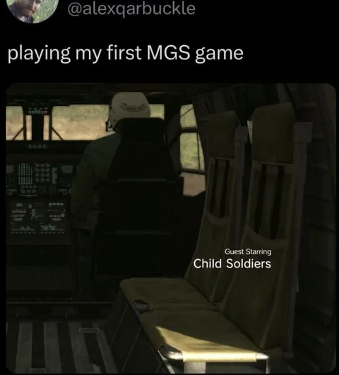 First MGS Game Child Soldiers