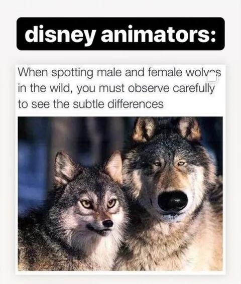 Disney Animators Spot Wolf Differences