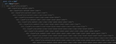 Infinite Nested Divs