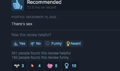 Steam Review: There's Sex