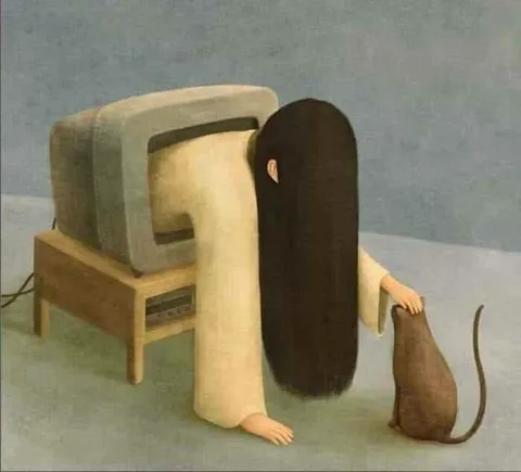 Человек, превращённый в монитор