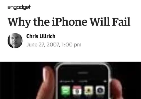 Why the iPhone Will Fail