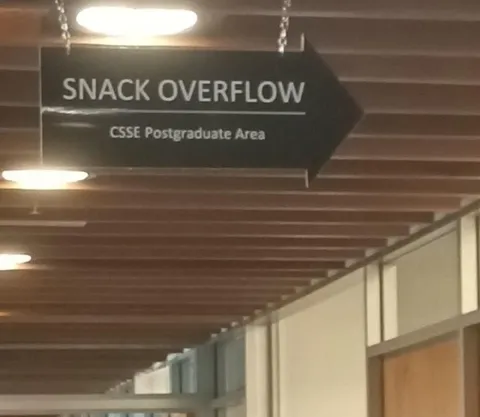 Snack Overflow Postgraduate Area